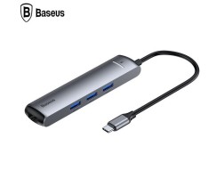 Cáp chuyển Baseus CAHUB 6 in 1 Type-C to HDMI/LAN/USB-C/USB 3.0 (GN33A2)