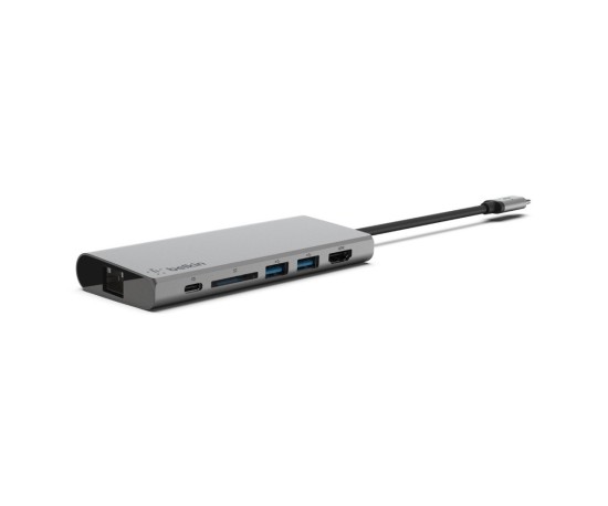 Cáp chuyển Belkin 6 in 1 Type-C to HDMI/LAN/USB-C/SD/USB 3.1 Cáp chuyển Belkin 6 in 1 Type-C to HDMI/LAN/USB-C/SD/USB 3.1