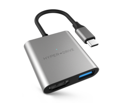 Cáp chuyển HyperDrive 3 in 1 Type-C to HDMI/USB 3.1 (HD259A) Cáp chuyển HyperDrive 3 in 1 Type-C to HDMI/USB 3.1 (HD259A)