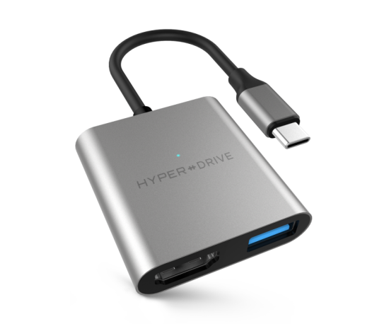 Cáp chuyển HyperDrive 3 in 1 Type-C to HDMI/USB 3.1 (HD259A)