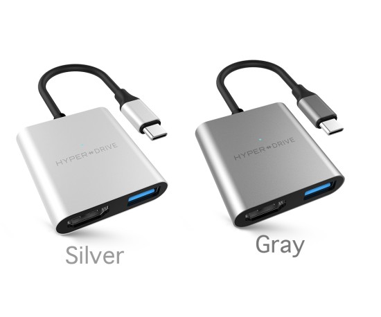Cáp chuyển HyperDrive 3 in 1 Type-C to HDMI/USB 3.1 (HD259A)