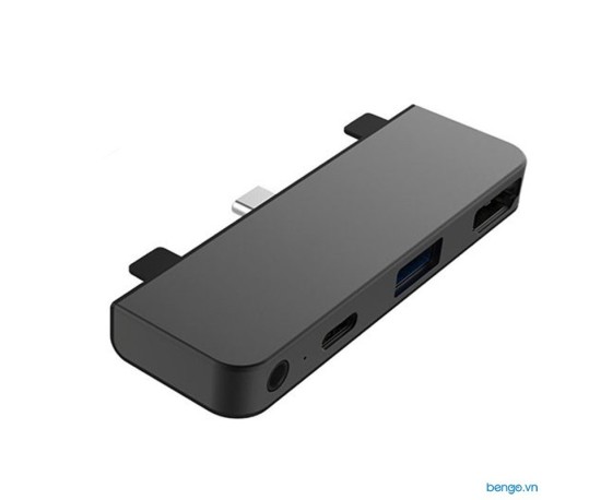 Cáp chuyển HyperDrive 4 in 1 Type-C to HDMI/USB-C/USB 3.0/jack 3.5mm (HD319E)