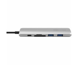 Cáp chuyển HyperDrive 6 in 1 Type-C to HDMI/USB-C/USB 3.0/SD/TF (HD22E)