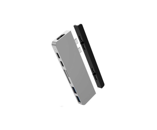 Cáp chuyển HyperDrive 7 in 2 Type-C to HDMI/USB-C/USB 3.0/SD/TF (HD28C) Cáp chuyển HyperDrive 7 in 2 Type-C to HDMI/USB-C/USB 3.0/SD/TF (HD28C)