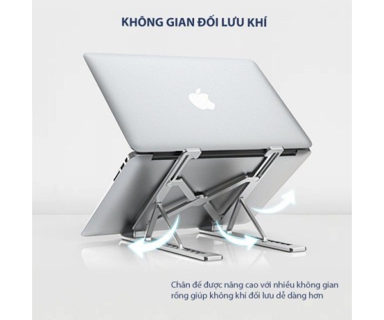 Đế tản nhiệt Stand nhôm, gấp gọn