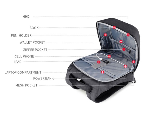 Balo chống trộm Tigernu Balo chống trộm Tigernu