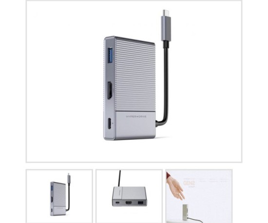 Cáp chuyển HyperDrive GEN2 6 in 1 Type-C to USB-C/USB-A/HDMI/SD/TF/jack 3.5mm ( HD-G206 ) Cáp chuyển HyperDrive GEN2 6 in 1 Type-C to USB-C/USB-A/HDMI/SD/TF/jack 3.5mm ( HD-G206 )