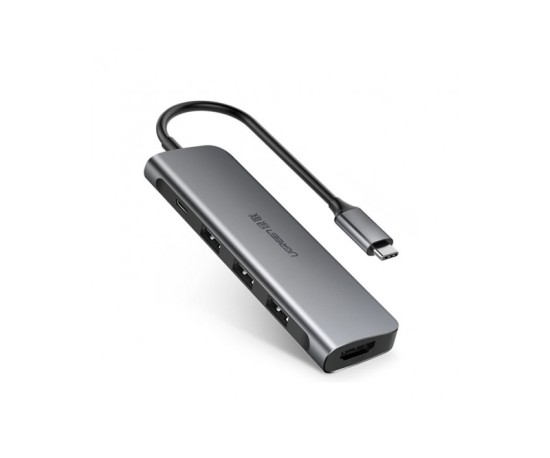 Cáp chuyển Ugreen 5 in 1 Type C to HDMI/USB-C/USB 3.0 (50209) Cáp chuyển Ugreen 5 in 1 Type C to HDMI/USB-C/USB 3.0 (50209)