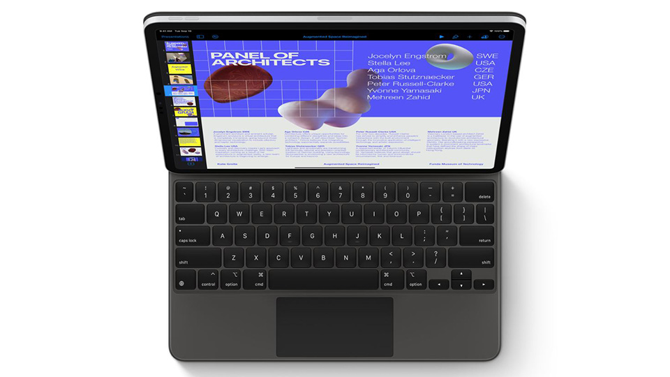 Bàn phím cắt kéo tích hợp đèn nền hiện đại 1